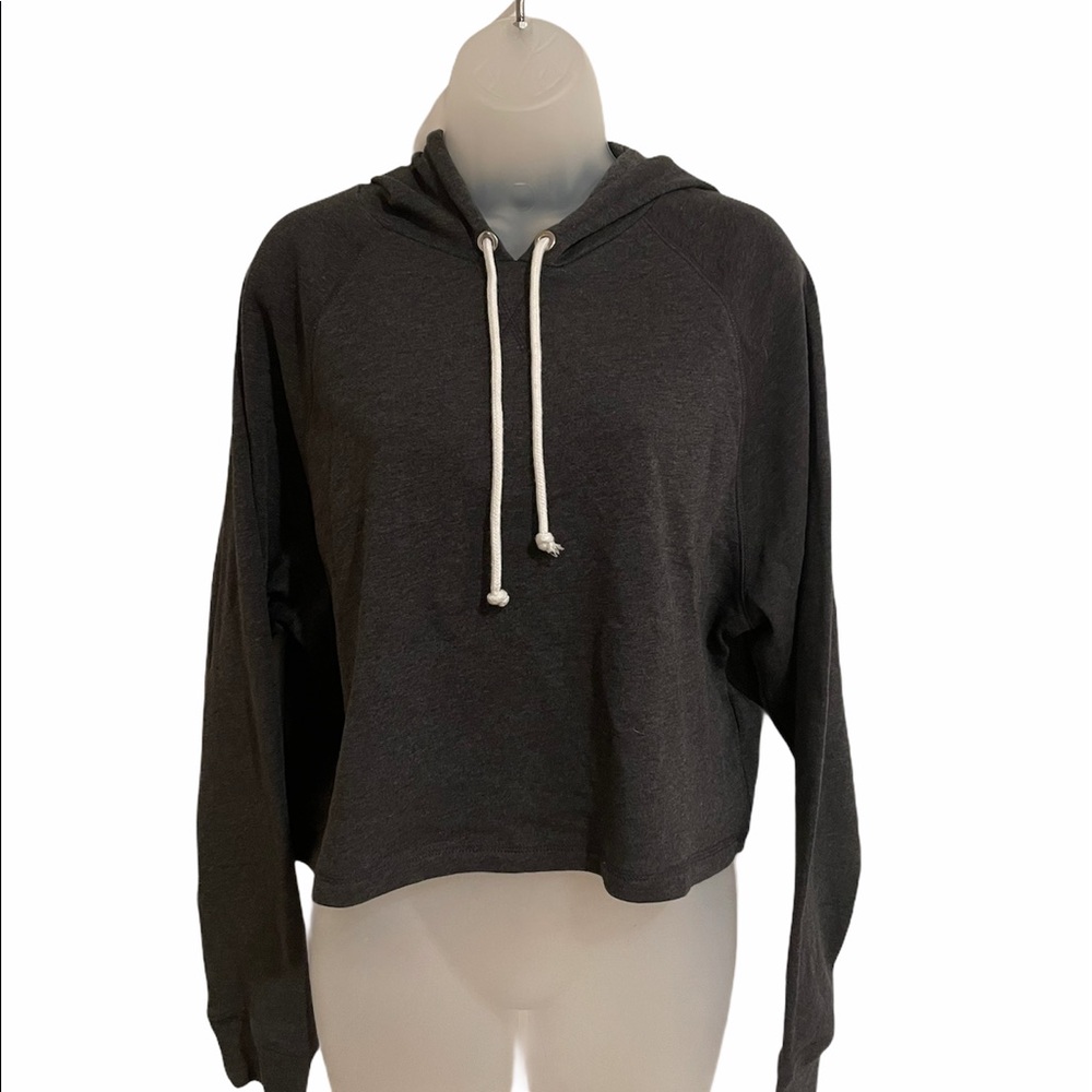 H&M Charcoal crop top sweater